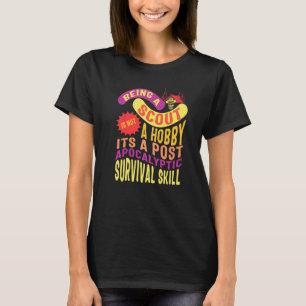 Camping-Pfadfinder Ist Kein Hobby-Totenkopf-Zelt-Ü T-Shirt