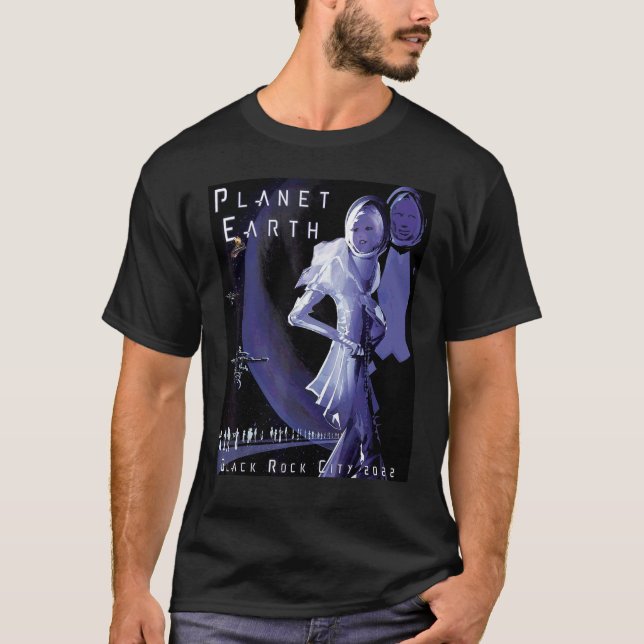 Camping Planet Erde 2022 T-Shirt (Vorderseite)