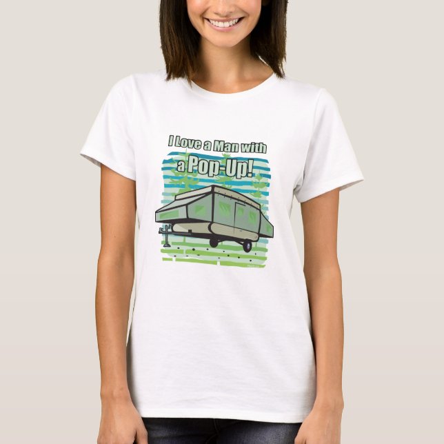 Camping PopUp T-Shirt (Vorderseite)