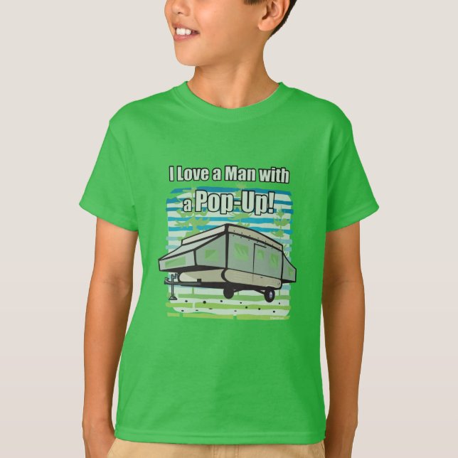 Camping PopUp T-Shirt (Vorderseite)