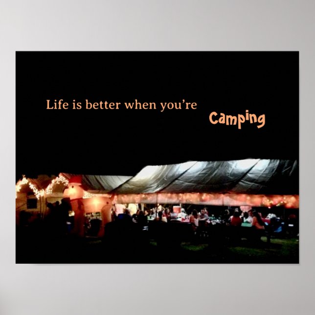Camping Poster (Vorne)