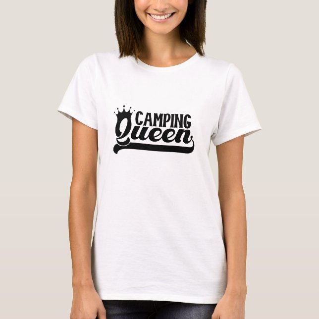 Camping Queen T-Shirt (Vorderseite)