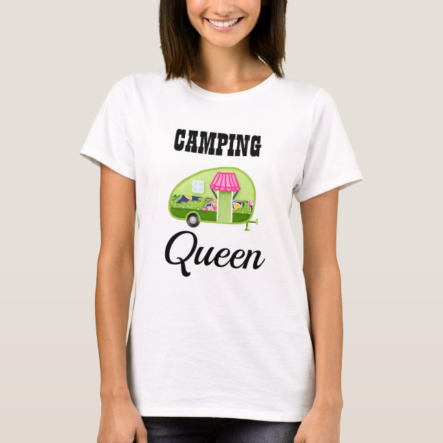 Camping Queen T-Shirt (Vorderseite)