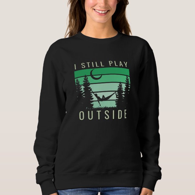 Camping Quote Urlaub Sweatshirt (Vorderseite)