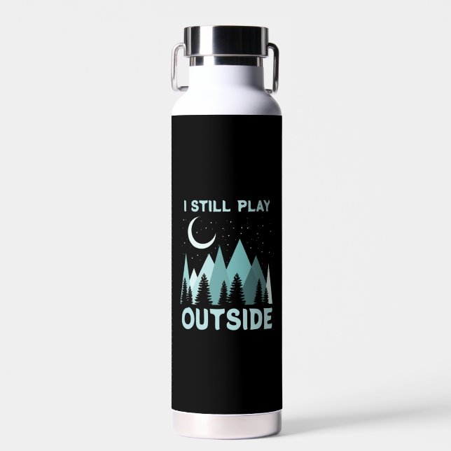 Camping Quote Urlaub Trinkflasche (Vorne)