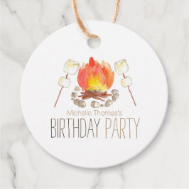 Camping raucht Geburtstagsgeschenk im Freien Geschenkanhänger