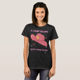 Camping-Retreat mit langsamen Schlaf unter Sternen T-Shirt