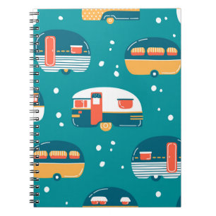 Camping Road Trip , Happy Camper, Funny Camping, E Notizblock