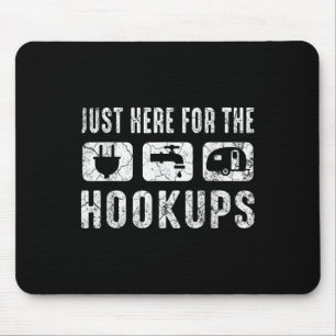 Camping Rv Caravan Motorhome direkt vor der Tür Mousepad