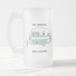 Camping RV Trailer Camper Mattglas Bierglas
