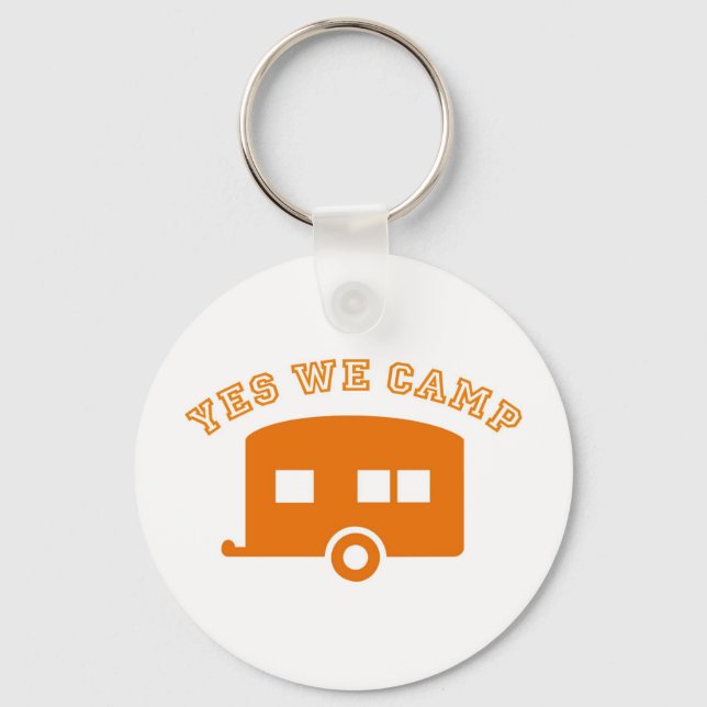Camping Schlüsselanhänger (Vorderseite)