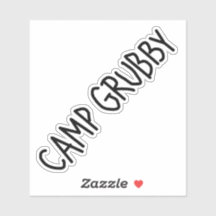 Camping-Schmuddel-Vinyl-Aufkleber