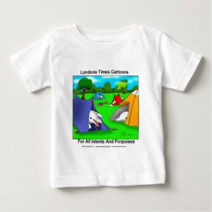 Camping-Schweinswale Lustige Wortwitz-Liebhaber Baby T-shirt