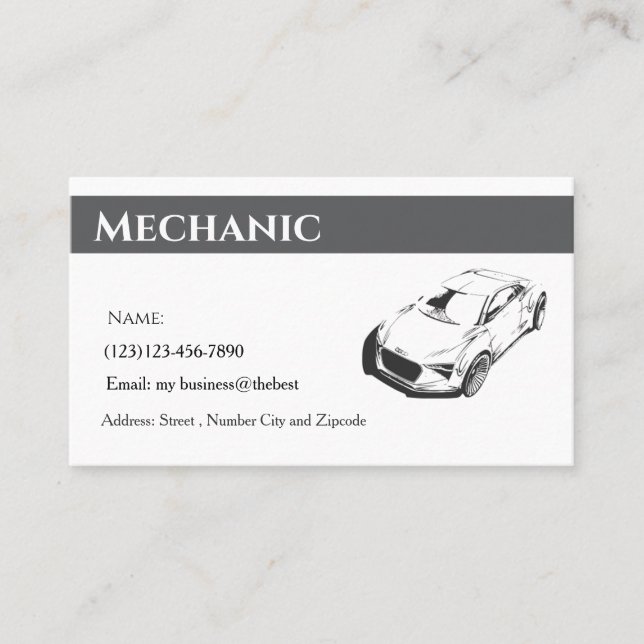 camping services editable card visitenkarte (Vorderseite)