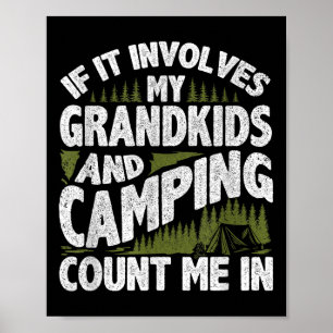 Camping Shirt Großvater Camper Rv Camping Urlaub G Poster