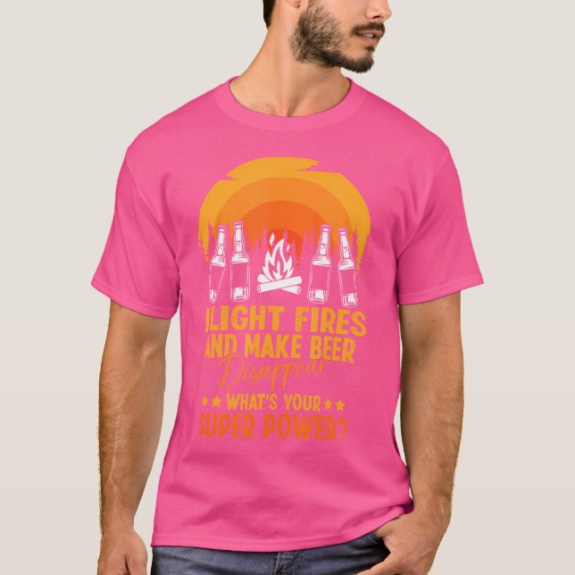 Camping Shirt Men Funny Camper (Vorderseite)