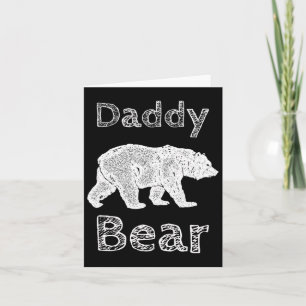 Camping-Shirts für Männer Lustiges Daddy-Bär-T-Shi Karte
