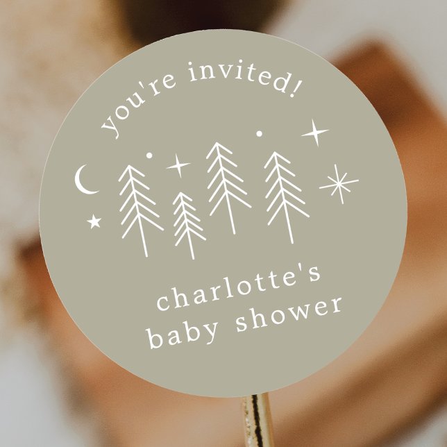 Camping Sie sind eingeladen Runder Aufkleber (Von Creator hochgeladen)