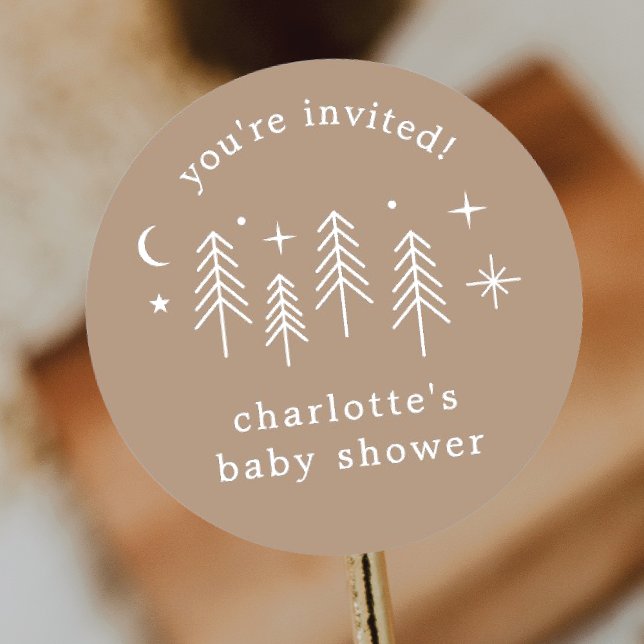 Camping Sie sind eingeladen Runder Aufkleber (Von Creator hochgeladen)