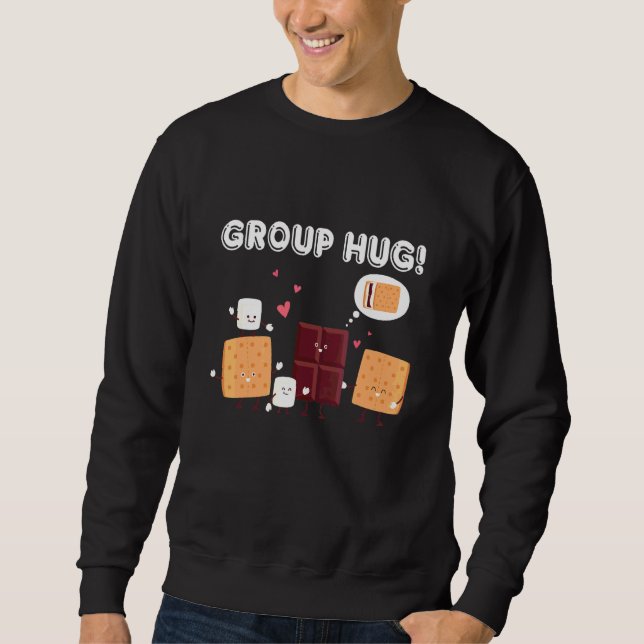 Camping Smores Marshmallows Smores Camping Gruppe  Sweatshirt (Vorderseite)