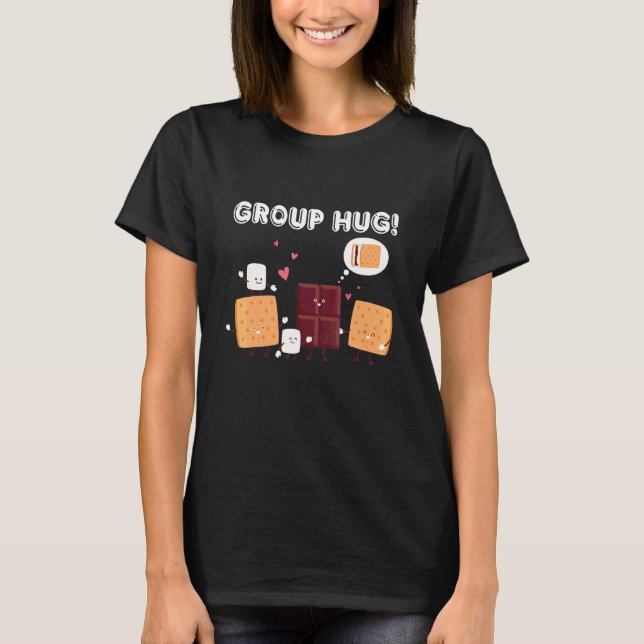 Camping Smores Marshmallows Smores Camping-Gruppe  T-Shirt (Vorderseite)