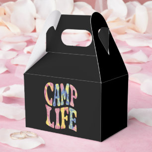 Camping Sommer Mädchen Camping Leben Tie-Dye Retro Geschenkschachtel
