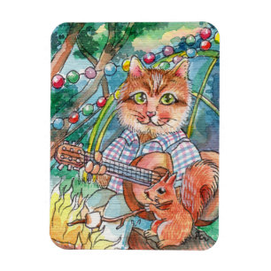 Camping Spaß Magnet