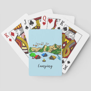 Camping-Spielkarten Spielkarten