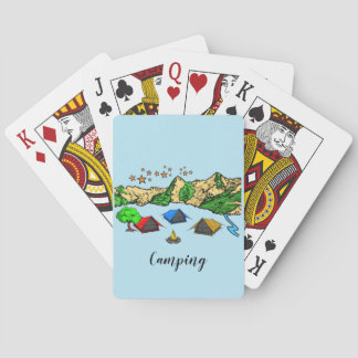 Camping-Spielkarten Spielkarten