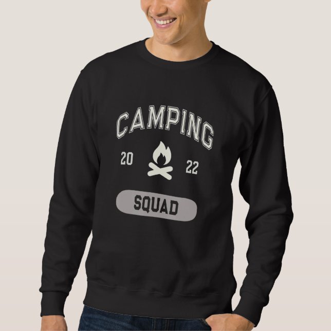 Camping Squad 2022 Wandercampfire Life King Camp Sweatshirt (Vorderseite)