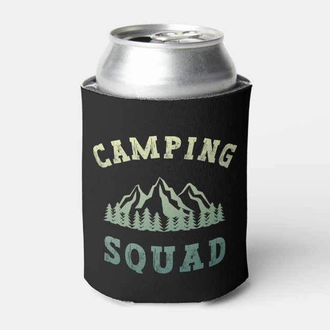 Camping Squad Camping Trip Gebirge Außenbereich Dosenkühler (Kanne Vorderseite)
