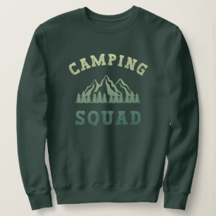 Camping Squad Camping Trip Gebirge Außenbereich Sweatshirt