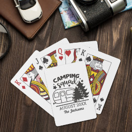 Camping Squad Familie Wiedersehen mit Anhänger & P Spielkarten