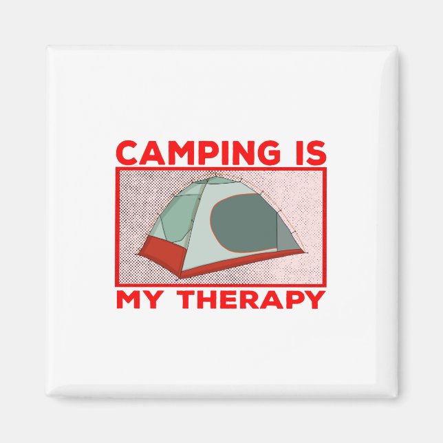 Camping Squad Magnet (Vorne)