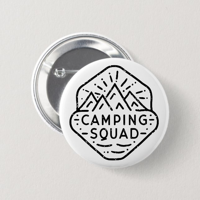 Camping-Squad passend Sommerlager Button (Vorne & Hinten)