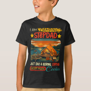 Camping-Stiefvater Definition viel cooler Vater T-Shirt