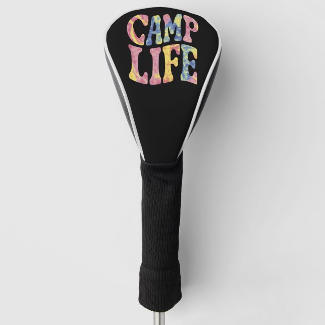 Camping Summer Girls Camp Krawatte Die Retro Golf Headcover (Vorderseite)