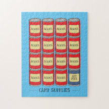 Camping Supplies Baked Beans Fun