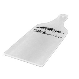Camping-Szene Dekoratives Glas-Schneidebrett Schneidebrett