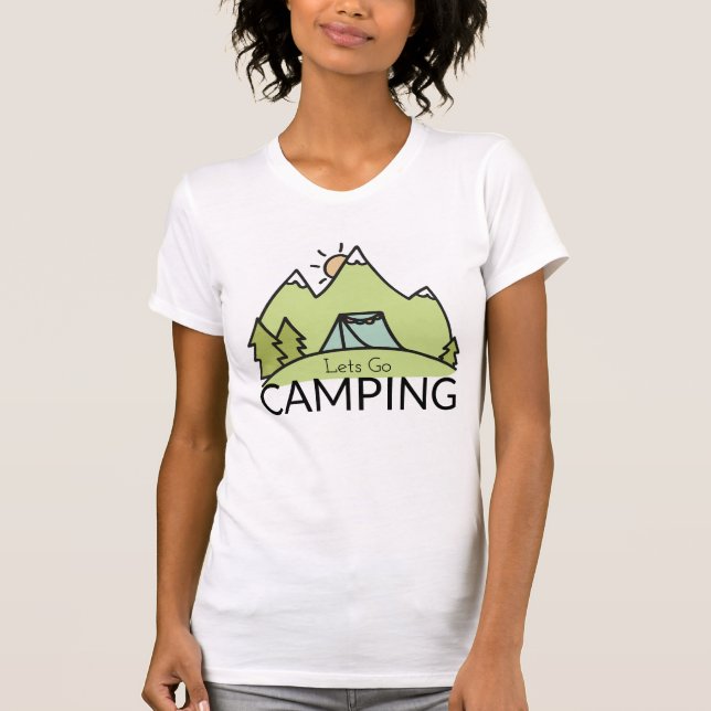 Camping T-Shirt (Vorderseite)