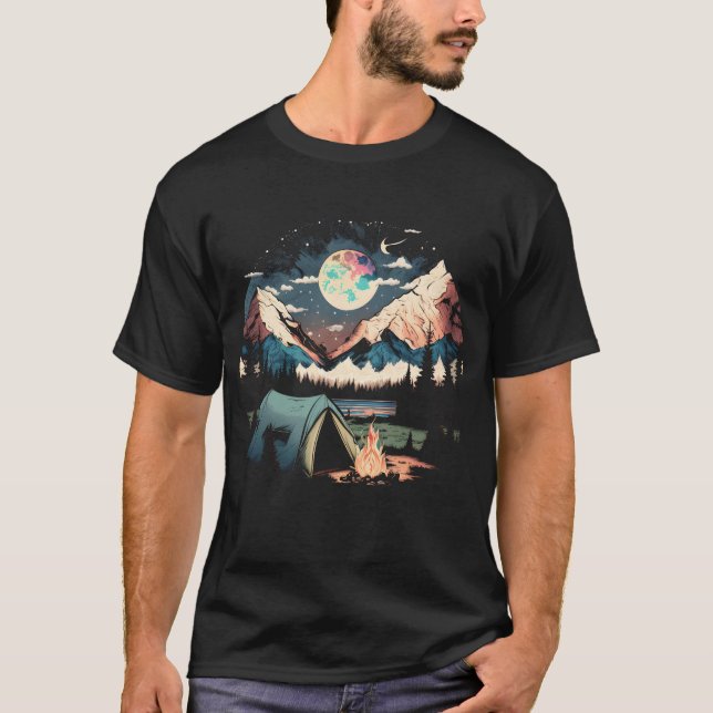 Camping T-Shirt (Vorderseite)