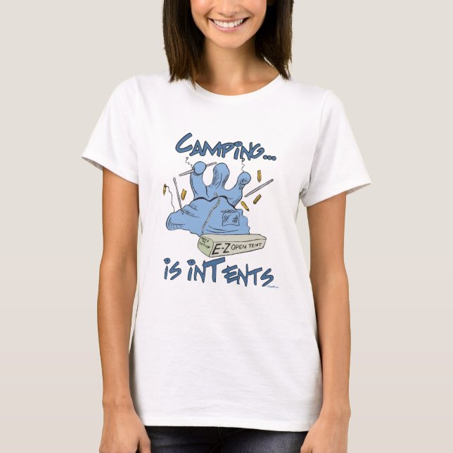 Camping T-Shirt (Vorderseite)