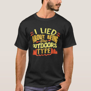 Camping T-Shirt Pour Le Style De Vie Du Glamping