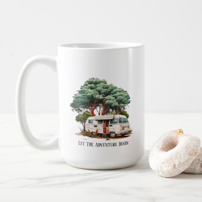 Camping-Tasse Kaffeetasse (Mit Donut)