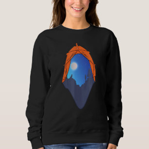 Camping Tent Exploration Rv Trailer Camper Van Lif Sweatshirt