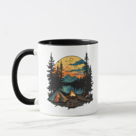Camping Tent im Forest Tasse
