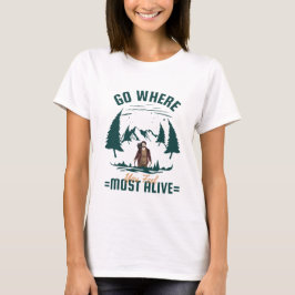 Camping und Abenteuer Funny T-Shirt