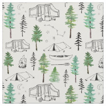 Camping und Bäume