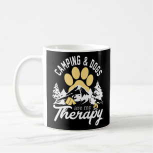 Camping und Hunde sind meine Therapie Kaffeetasse