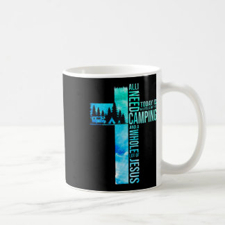 Camping und Jesus Kaffeetasse